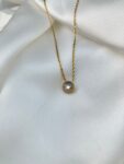 Dainty white charm Necklace