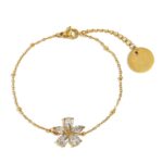 floral inspired bracelet