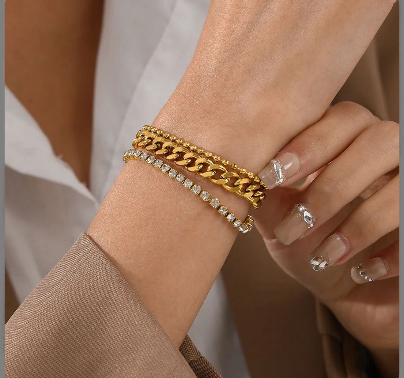 three layer bracelet