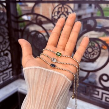 Tennis Bracelet with sapphire zircon
