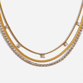 3 layer luxury necklace