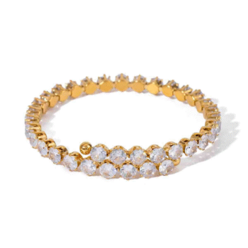 LUXURY MARQUISE ZIRCON HANDCUFF